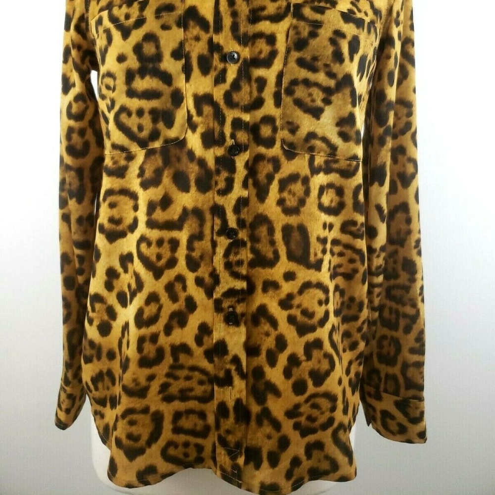 Jones New York Sport Leopard Tunic Blouse - Picture 2 of 8